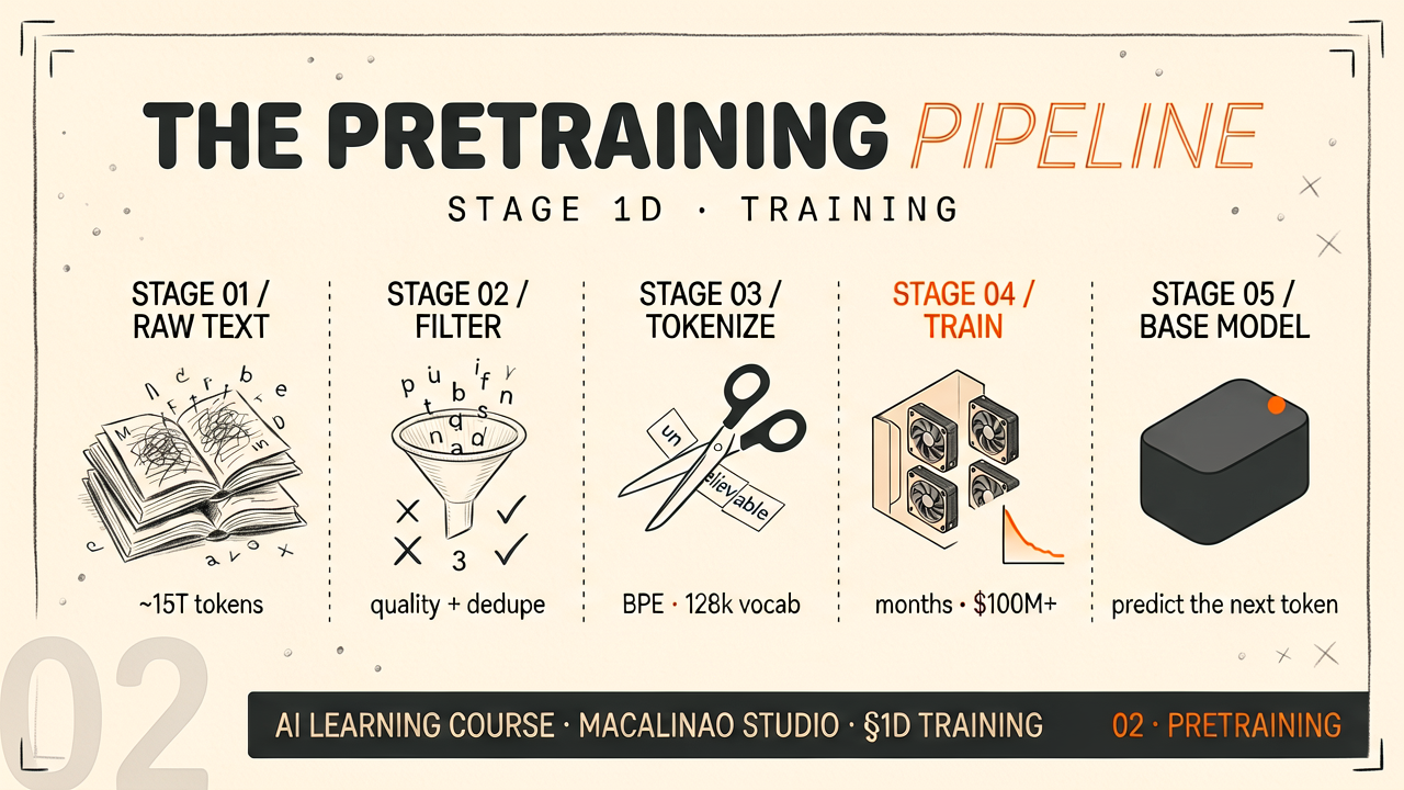 Pretraining hero illustration