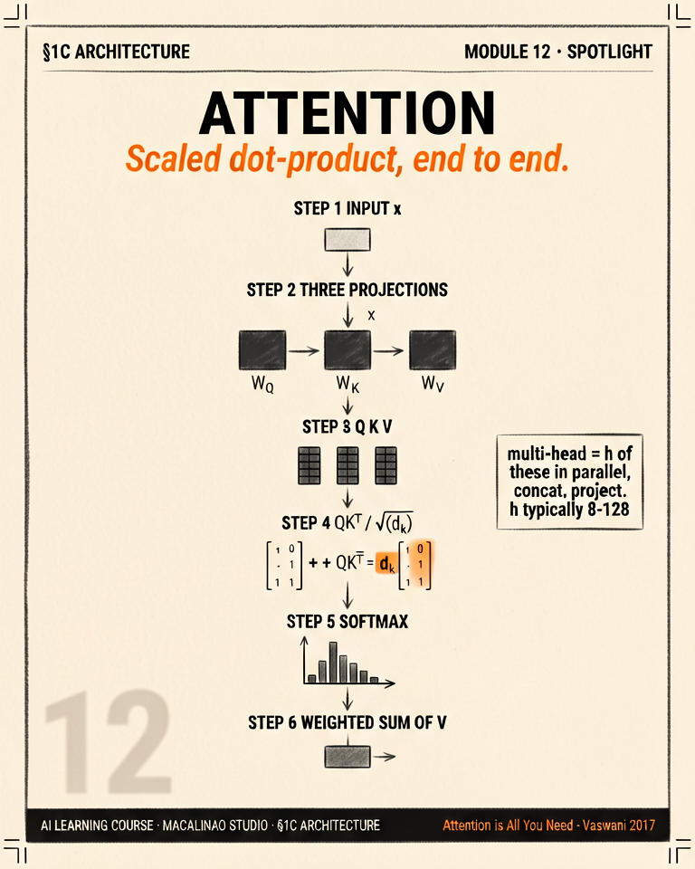 Attention spotlight illustration