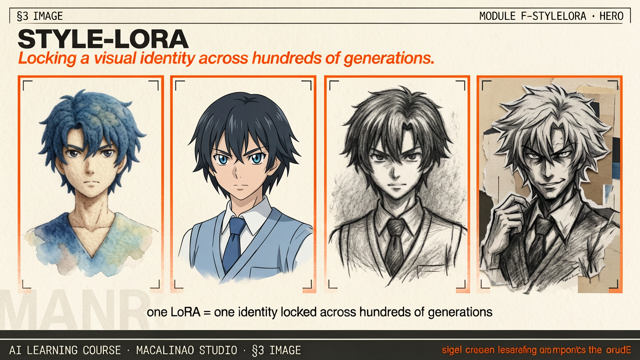 Style-LoRA hero illustration