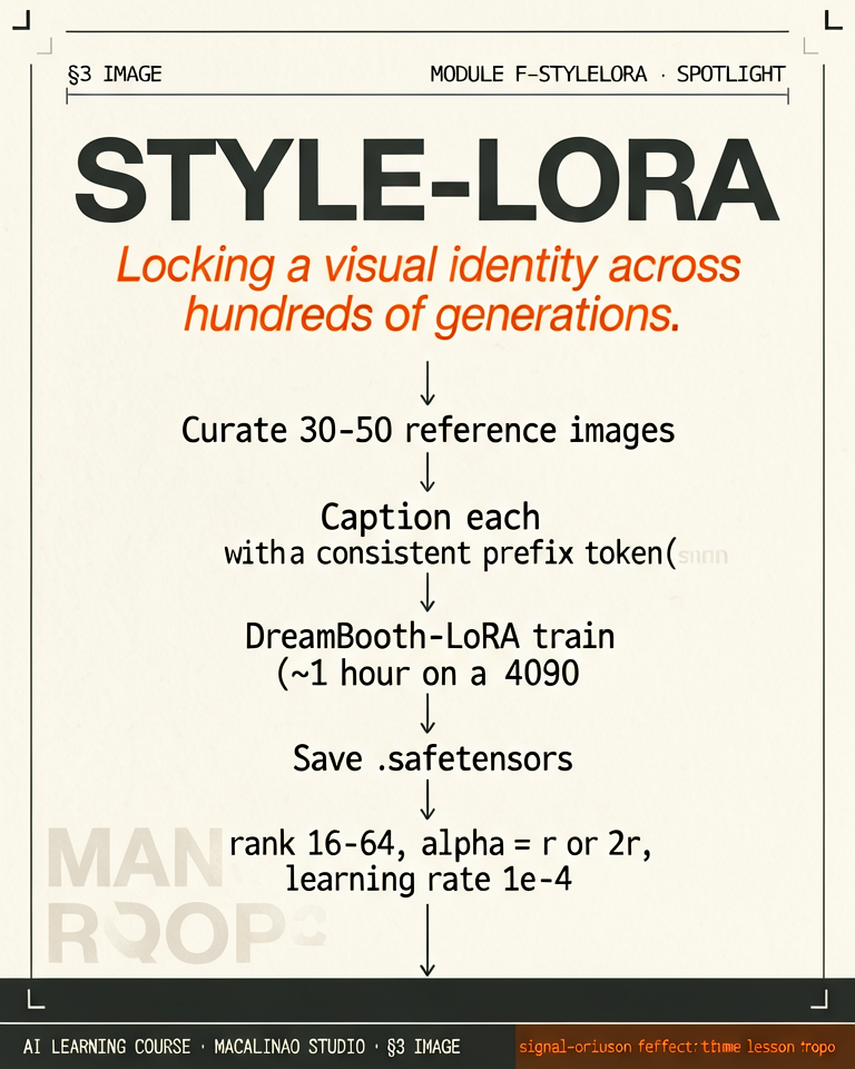 Style-LoRA spotlight illustration