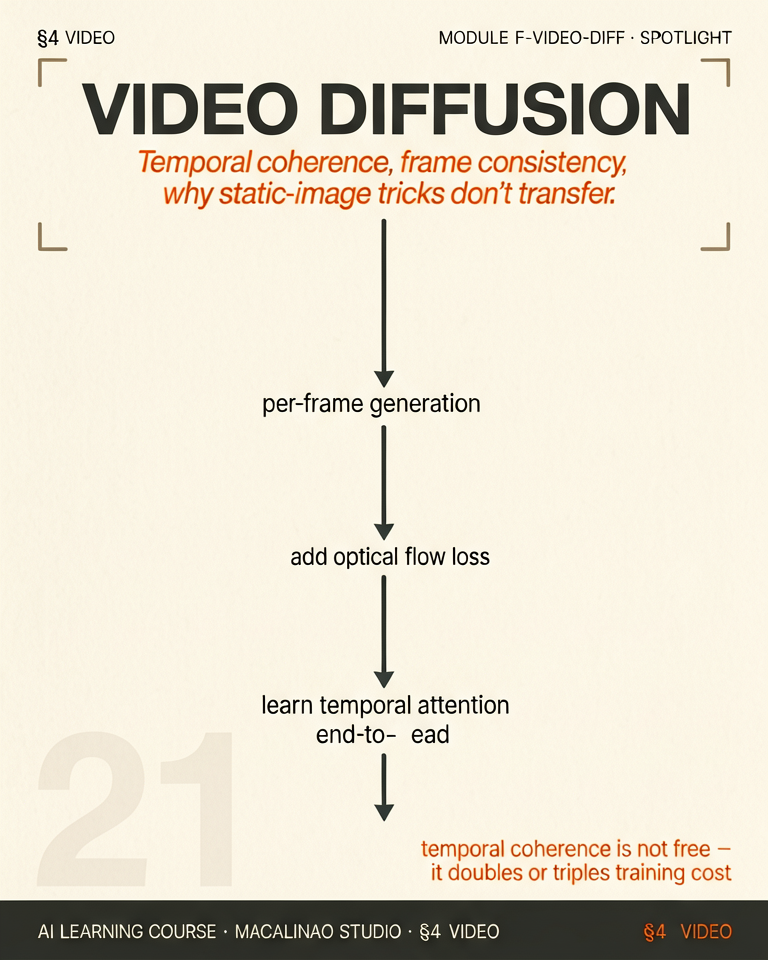 Video Diffusion spotlight illustration